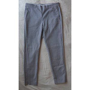 J Jill Essential Slim Ankle Pants Geometric Print